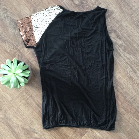 Black sequin top - Picture 4 of 4